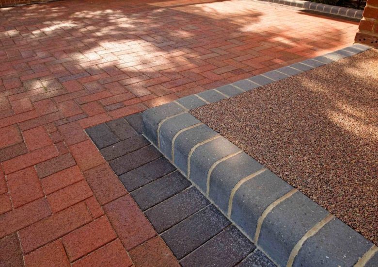 Clay Pavers on Driveway from Diamond Services
