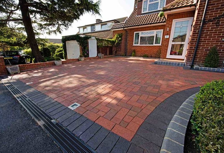 Clay Pavers on Driveway from Diamond Services