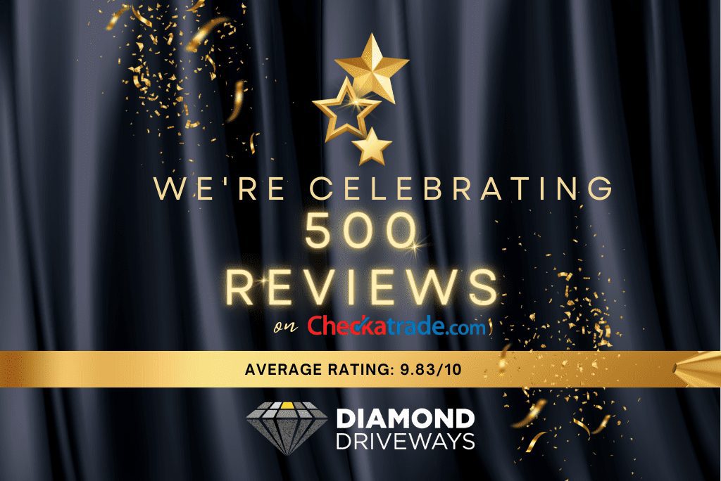 500 Checkatrade Review For Diamond Driveways